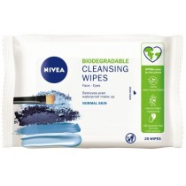 Nivea Refreshing Cleansing Wipes 3in1 odwieajce chusteczki do demakijau cera normalna i mieszana 25szt