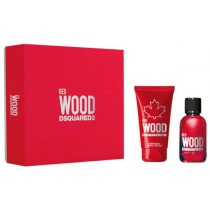 Dsquared2 Red Wood Woda toaletowa 100ml spray + Balsam do ciała 150ml
