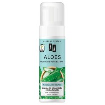 AA Aloes 100% Aloe Vera Extract pianka do demakijau i mycia twarzy 150ml