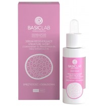 Basiclab Sprężystość i Odbudowa serum regenerujące strukturę skóry z ceramidami 1%, prebiotykiem 2% i witaminą E 3% 30ml