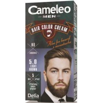 Cameleo Men Hair Color Cream farba do wosw, brody i wsw 5.0 Light Brown 30ml