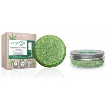 Marion Veganbar Szampon do wosw cienkich i przetuszczajcych si w kostce Olej z Konopi i Kawa 50g + soiczek