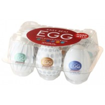 Tenga 6 Styles Egg Hard Boiled Package zestaw 6 jednorazowych masturbatorów