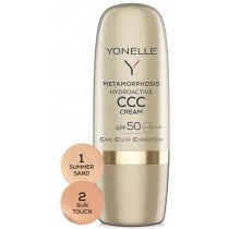 Yonelle Metamorphosis Hydroactive CCC Cream SPF50 krem koloryzujący do twarzy 01 Summer Sand 30ml