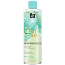 AA My Beauty Power supernawilżający olejkowy żel pod prysznic Aloes i Olej Jojoba 400ml
