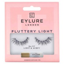 Eylure Naturalite Strip Eyelashes Texture sztuczne rzęsy z klejem efekt wypełnienia 117