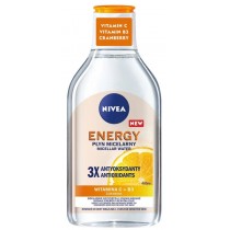Nivea Energy Micellar Water pyn micelarny z 3 antyoksydantami do kadego typu skry 400ml