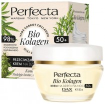 Perfecta Bio Kolagen 50+ przeciwzmarszczkowy krem na dzie i na noc 50ml