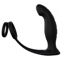 S-Hande Wandering masaer prostaty z ringiem i 9 trybami wibracji Black