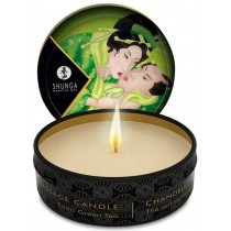 Shunga Massage Candle Chandelle A Massage wieca do masau Exotic Green Tea 30ml