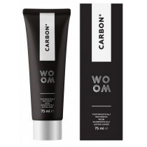 Woom Carbon+ wybielajca czarna pasta do zbw z wglem aktywnym 75ml