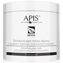 Apis Detox Maska algowa detoksykujca do twarzy z wglem z bambusa i jonizowanym srebrem 200g