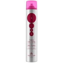 Kallos KJMN Hair Spray Silk Protein super mocny lakier do wosw 750ml