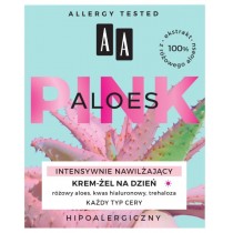 AA Pink intensywnie nawilajcy krem-el do kadego typu cery na dzie Aloes 50ml