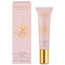 Dermika Luxury Placenta luksusowe przeciwzmarszczkowe serum pod oczy i na powieki na dzie i na noc 50ml