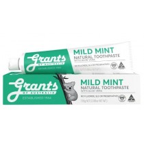 Grants Of Australia Mild Mint Natural Toothpaste With Aloe Vera naturalna godzca pasta do zbw bez fluoru 110g