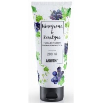 Anwen Maska do wosw rednioporowatych Winogrona i Keratyna 200ml