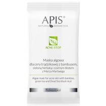Apis Acne-Stop Algae Mask maska algowa dla cery tr�dzikowej z bambusem i zielon� herbat� 20g
