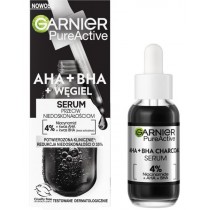 Garnier Pure Active serum przeciw niedoskonaociom AHA + BHA + Wgiel 30ml