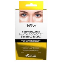 L`Biotica Rozwietlajce patki pod oczy z drobinami zota 6szt