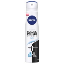 Nivea Black & White Invisible Pure antyperspirant spray 48H 250ml