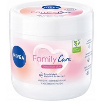 Nivea Family Care Sensitive Skin lekki krem nawilajcy do twarzy, ciaa i doni 450ml