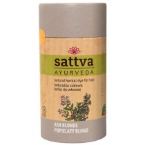Sattva Natural Herbal Dye for Hair naturalna zio�owa farba do w�os�w Ash Blonde 150g