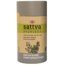 Sattva Natural Herbal Dye for Hair naturalna zio�owa farba do w�os�w Dark Ash Blonde 150g