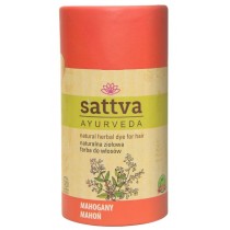 Sattva Natural Herbal Dye for Hair naturalna zio�owa farba do w�os�w Mahogany 150g