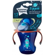 Tommee Tippee Sippee Cup Kubek niekapek z uchwytami 230ml 7m+ Boy