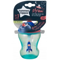 Tommee Tippee Straw Cup Kubek niekapek ze somk 230ml 7m+ Boy