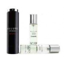 Chanel Allure Homme Sport Woda toaletowa 20ml spray + 2 x 20ml Wkad Woda toaletowa spray