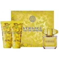 Versace Yellow Diamond Woda toaletowa 50ml spray + Balsam do ciaa 50ml + el pod prysznic 50ml