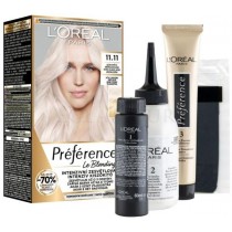 L`Oreal Les Blondissimes Preference Farba do wosw 11.11 Bardzo Bardzo Jasny Chodny Krysztaowy Blond
