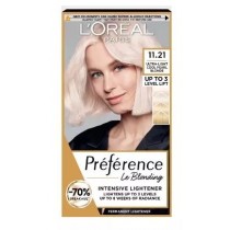L`Oreal Les Blondissimes Preference Farba do wosw 11.21 Ultra jasny chodny perowy blond