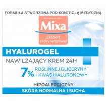 Mixa Ekspert Skry Wraliwej Hyalurogel Krem intensywnie nawilajcy 50ml