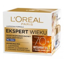 L`Oreal Age Specialist Ekspert Wieku 70+ Przeciwzmarszczkowy krem odżywczy na noc 50ml
