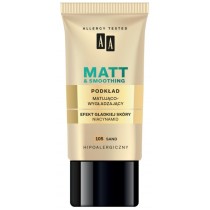 AA Make Up Matt Foundation Podkad matujco wygadzajcy 105 Sand 30ml