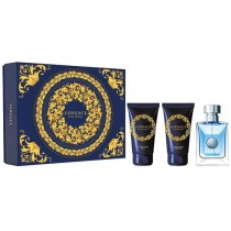 Versace Pour Homme Woda toaletowa 50ml spray + Balsam po goleniu 50ml + el pod prysznic 50ml