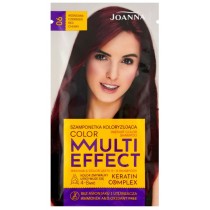 Joanna Multi Effect Keratin Complex Color Instant Color Shampoo szamponetka koloryzująca 06 Wiśniowa Czerwień 35g