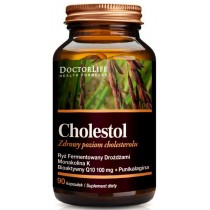 Doctor Life Cholestol Red Yeast Rice & Co-Q10 monakolina K 10mg suplement diety 90 kapsuek