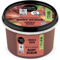Organic Shop Organic Cocoa & Sugar Body Scrub peeling do ciaa maso kakaowe + naturalny cukier 250ml