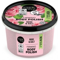 Organic Shop Organic Rose & Salt Body Polish pasta do ciaa na bazie ekstraktu z ry i naturalnej soli 250ml
