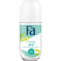 FA Fresh & Dry Antiperspirant roll-on antyperspirant w kulce Green Tea Scent 50ml
