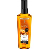 Gliss Kur Daily Oil Elixir odżywczy eliksir do włosów z olejkiem do codziennego stosowania 75ml
