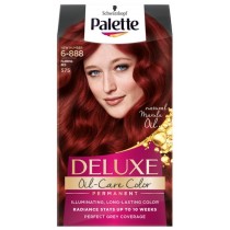 Palette Deluxe Oil-Care farba do wosw trwale koloryzujca z mikroolejkami 575 Intensywna Czerwie