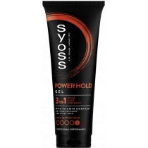 Syoss Men Power Hold Gel żel do włosów Mega Strong 250ml