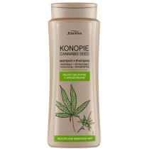 Joanna Konopie szampon nawilżająco-wzmacniający do włosów delikatnych i uwrażliwionych 400ml