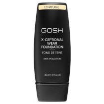 Gosh X-Ceptional Wear Foundation Long Lasting Makeup dugotrway podkad do twarzy 12 Natural 30ml