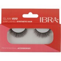 Ibra Para sztucznych rzs na pasku Glam 600 Black